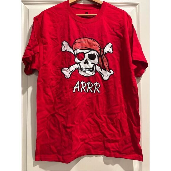 Hanes Other - ARRR Pirate T-shirt size Large